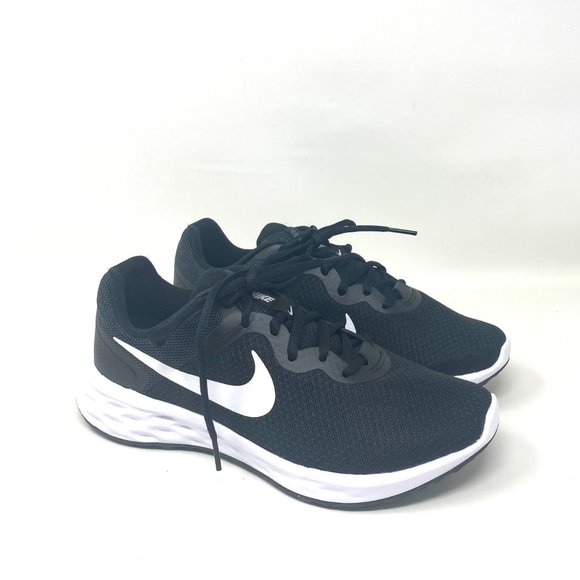💖MEGA SALE💖NIKE WOMEN'S  8.5 DC 9001 003 REVOLUTION 6 NN WIDE Black Mesh - Picture 6 of 9
